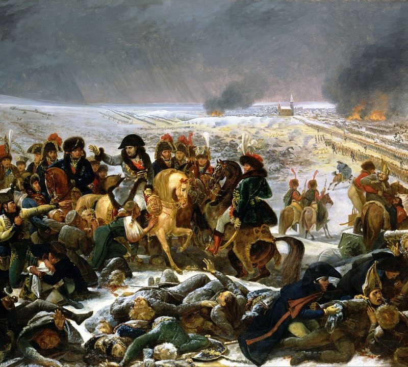 Napoléon à la Bataille d'Eylau par Antoine-Jean Gros (Paris, Musée du Louvre).