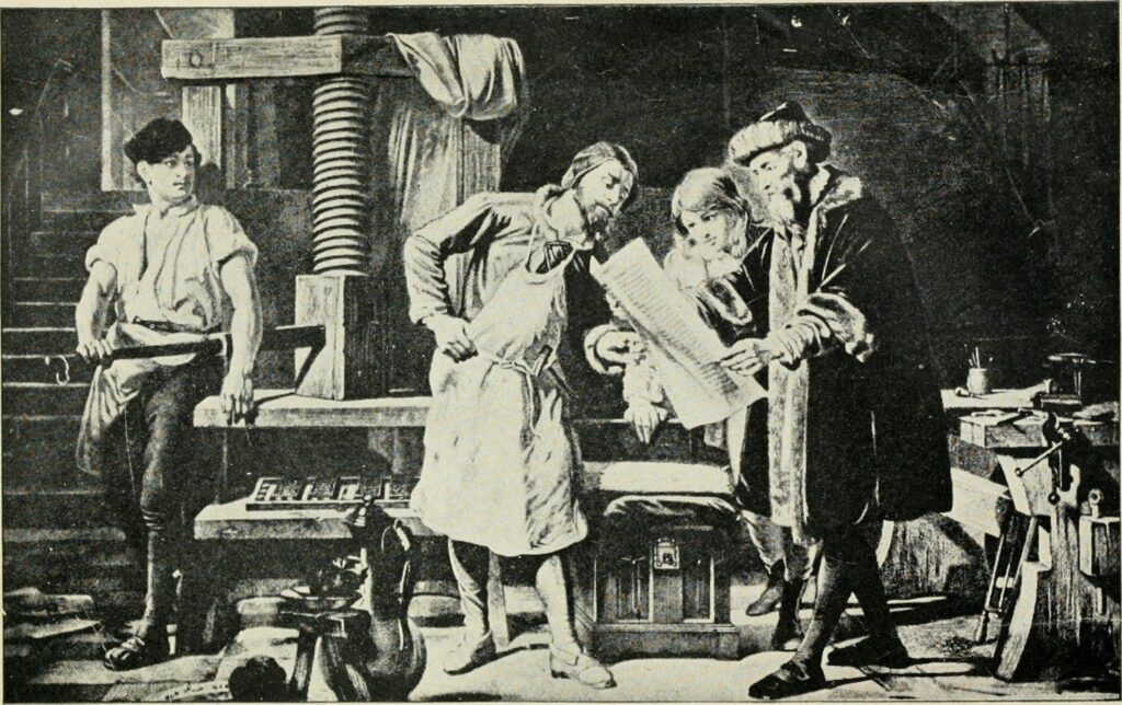 Johannes Gutenberg, 1904 reconstruction